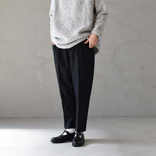 e213t179) / evam eva(エヴァムエヴァ) / wool tuck pants
