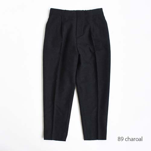 e213t179) / evam eva(エヴァムエヴァ) / wool tuck pants(ウール