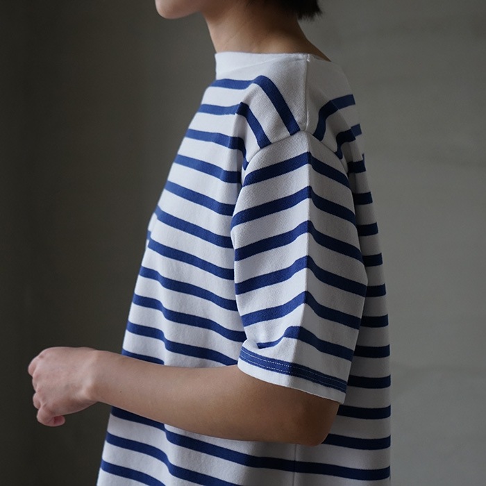 トップス LENO BASQUE SHIRT BLUE/WHITE LENO] BASQUE SHIRT Leno Basque Shirt - apartir Nagoya Select