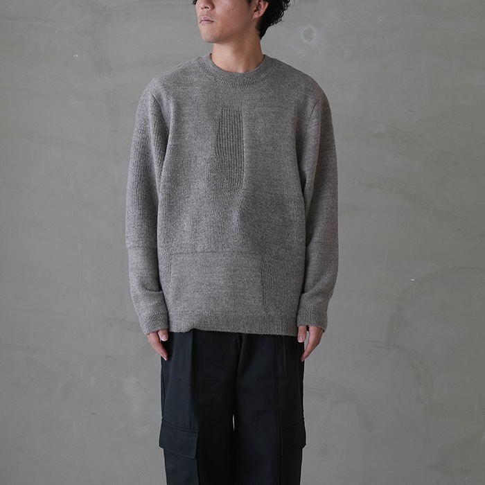 新品23aw kontor GEOMETRY KNIT SWEATER 50%OFF】(kon-kn01233) kontor(コントール) / GEOMETRY KNIT