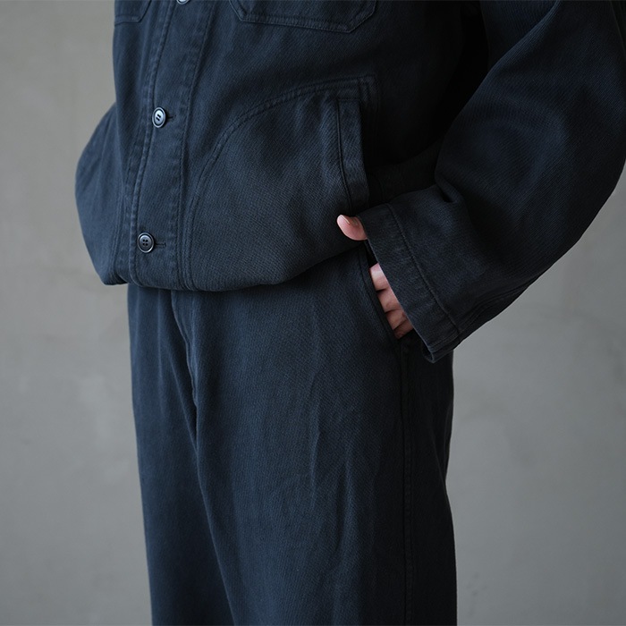 ys-24ss-08) YOKOSAKAMOTO(ヨーコサカモト) / WORK WIDE TROUSERS 