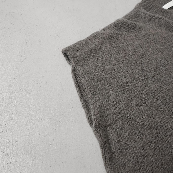 ○（e243k158) / evam eva(エヴァムエヴァ) /alpaca lily vest