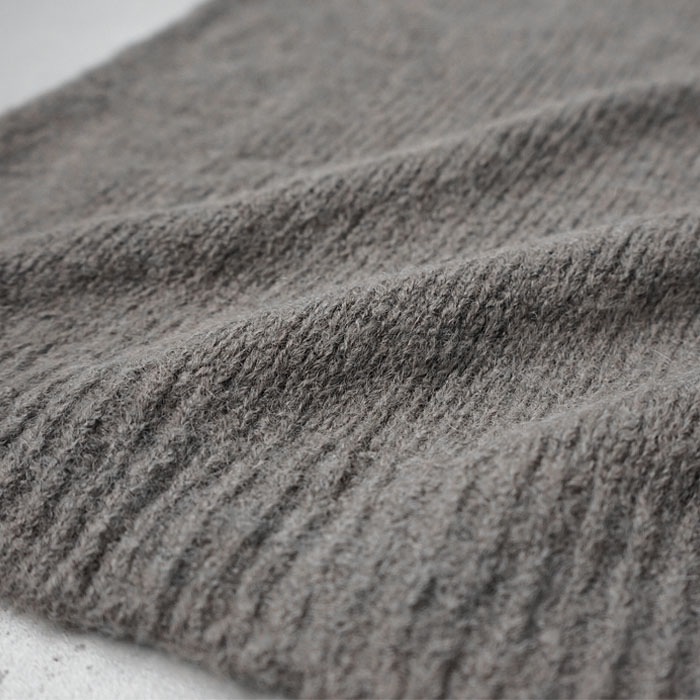 ○（e243k158) / evam eva(エヴァムエヴァ) /alpaca lily vest