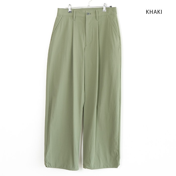 40%OFF】(syt-25ss-p02) SAYATOMO(サヤトモ) / 1-Tack Nylon Trousers