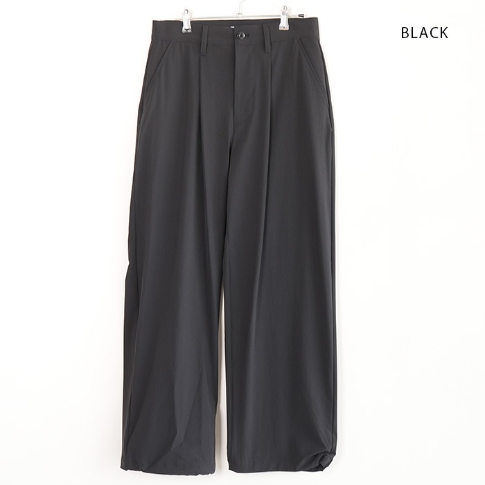 40%OFF】(syt-25ss-p02) SAYATOMO(サヤトモ) / 1-Tack Nylon Trousers
