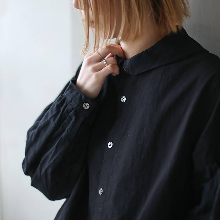 13100012) / Vlas Blomme (ヴラスブラム) / Vintage Cotton 異素材使い