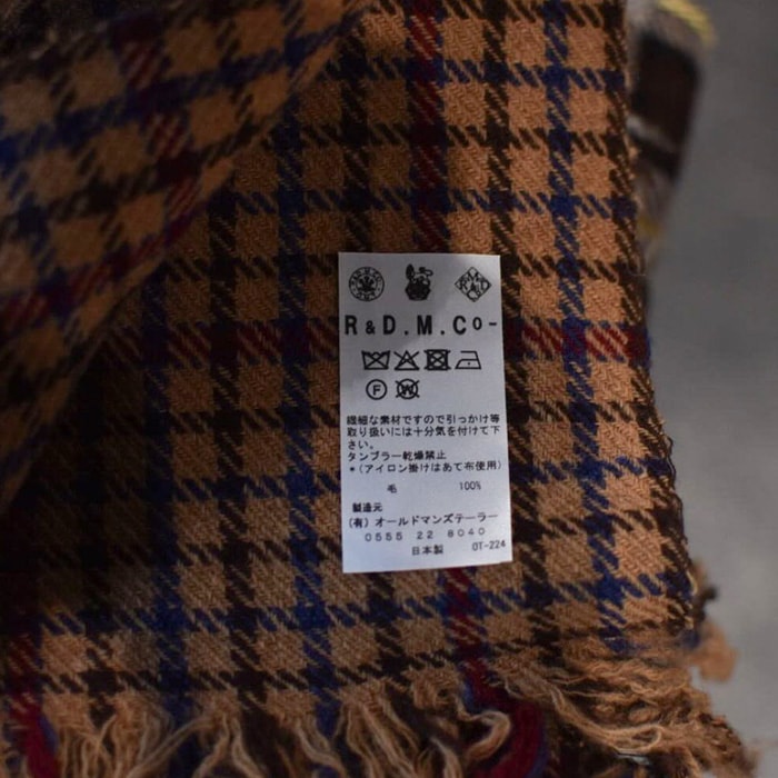 7849) / R&D.M.Co-/OLDMANS TAILOR(アールアンドディーエムコー