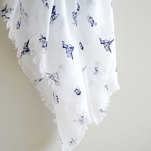 【新品・希少品♪】R&D.M.Co- OZ PRINT GAUZE SHAWL R&D.M(オールドマンズテーラー) OZ PRINT GAUZE SHAWL │ 仙台