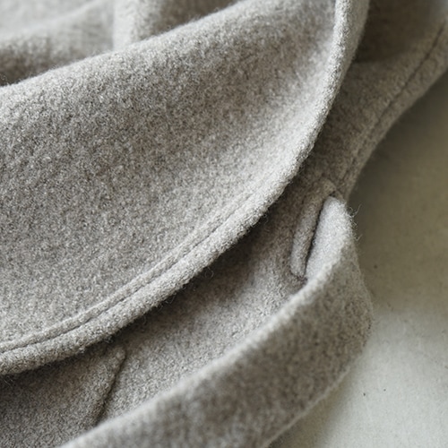 evam eva プレスウールローブコート　E213K117 evam eva エヴァムエヴァ プレスウールローブコート press wool