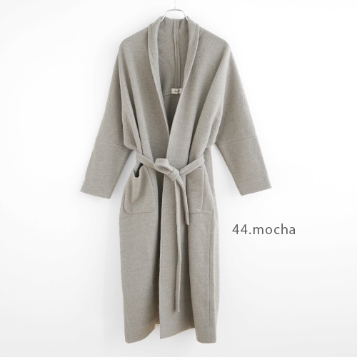 e213k117) / evam eva(エヴァムエヴァ) / press wool robe coat