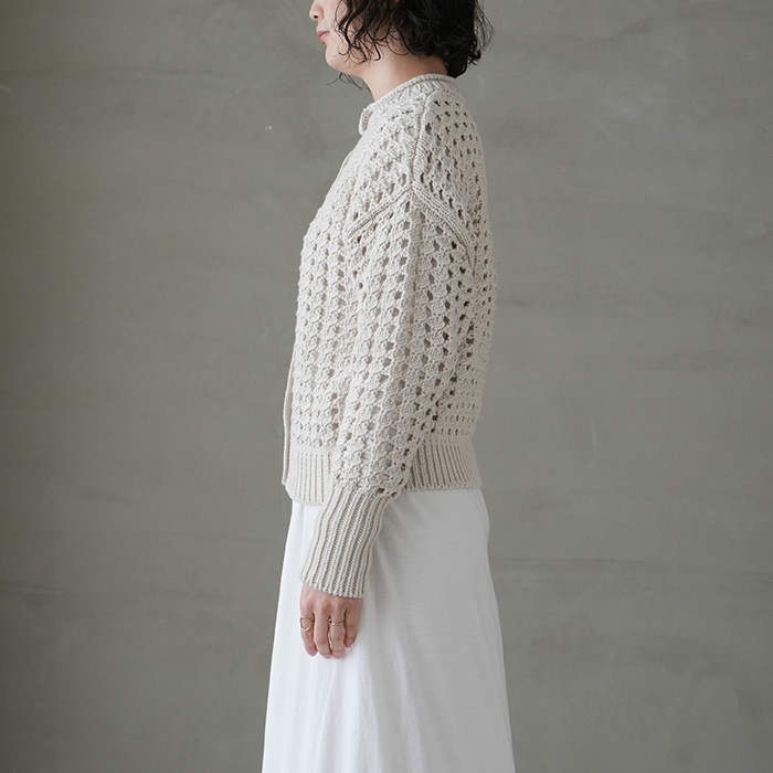 bn-23sl-008） / BATONER(バトナー) /BIG MESH CARDIGAN (ビッグ