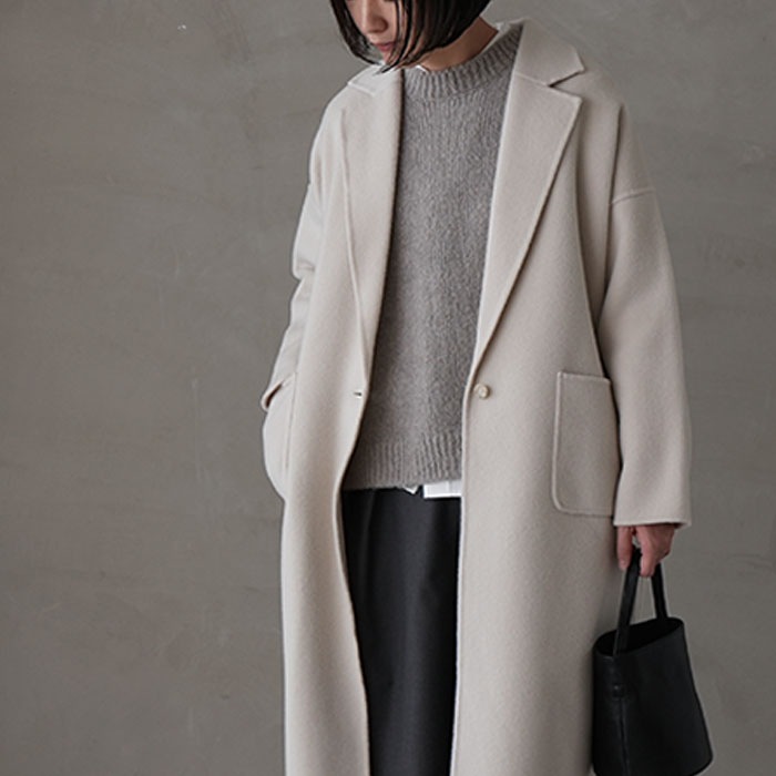 □（e243t166) / evam eva(エヴァムエヴァ) /tailored coat