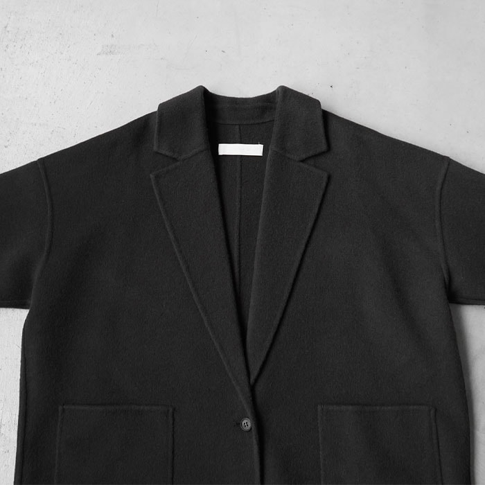 evam eva コートお値下げ evam eva エヴァムエヴァ プレス ウール ショートコート