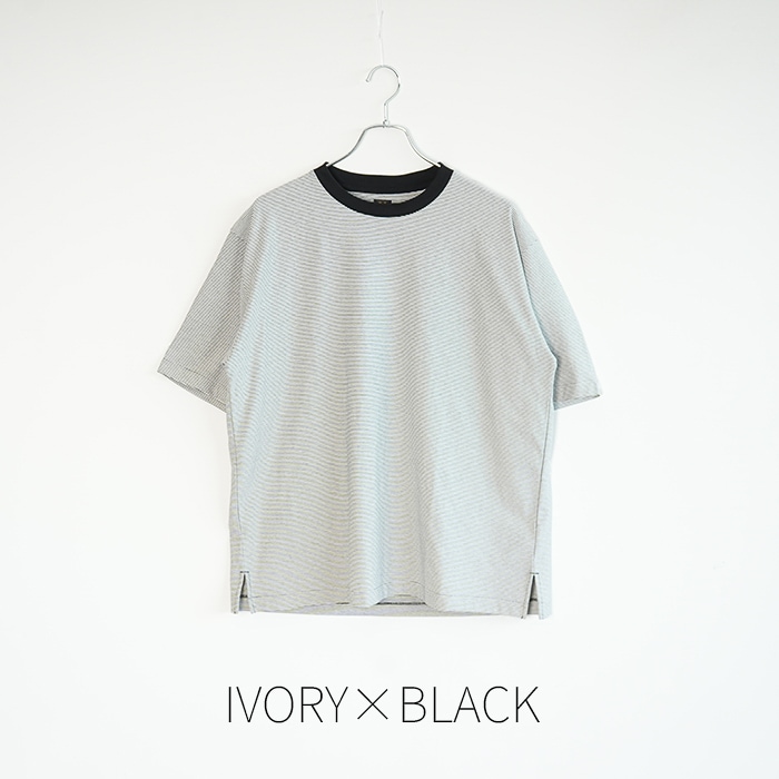 BATONER for SHIPS ボーダー Tシャツ バトナー bn-26sm-048) / BATONER(バトナー) / HIGH TWIST COTTON BORDER T