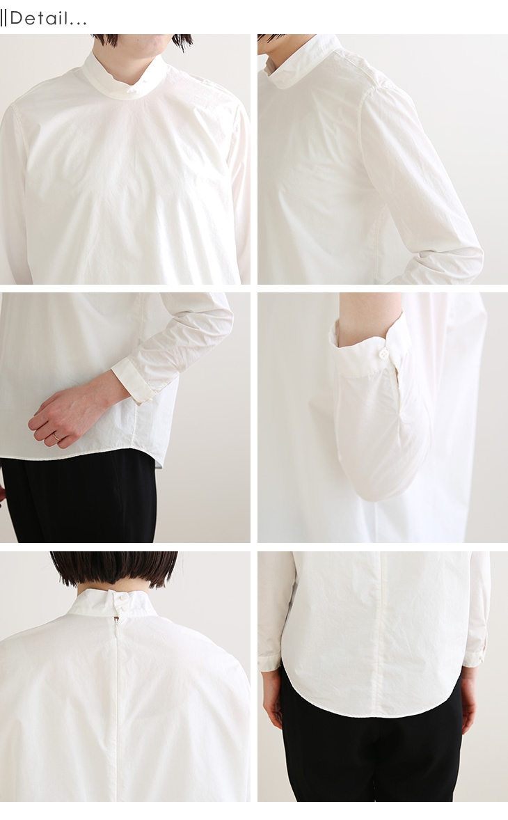 新品タグ付きノーコントロールエアー　スパローン製品染めスタンドカラーシャツ NO CONTROL AIR ノーコントロールエアー ストレッチ タイプ