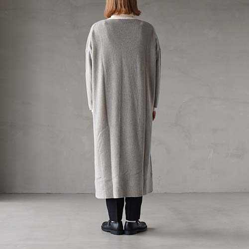 e213k141) / evam eva(エヴァムエヴァ) / wool sable one-piece(ウール