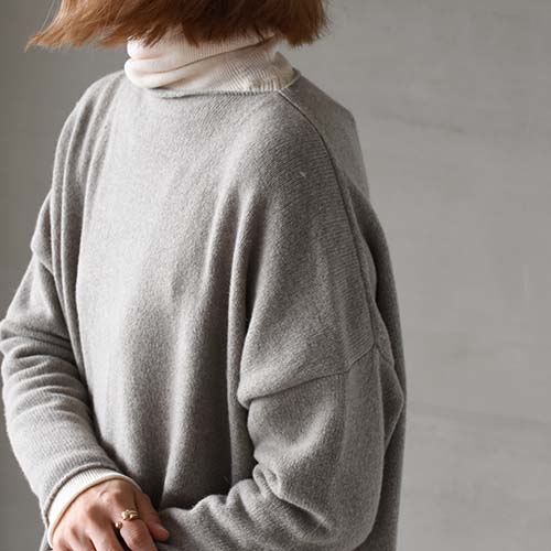 e213k141) / evam eva(エヴァムエヴァ) / wool sable one-piece(ウール