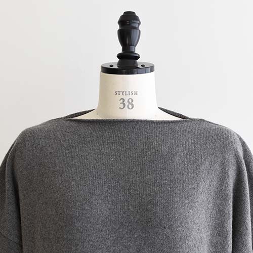 e213k141) / evam eva(エヴァムエヴァ) / wool sable one-piece(ウール