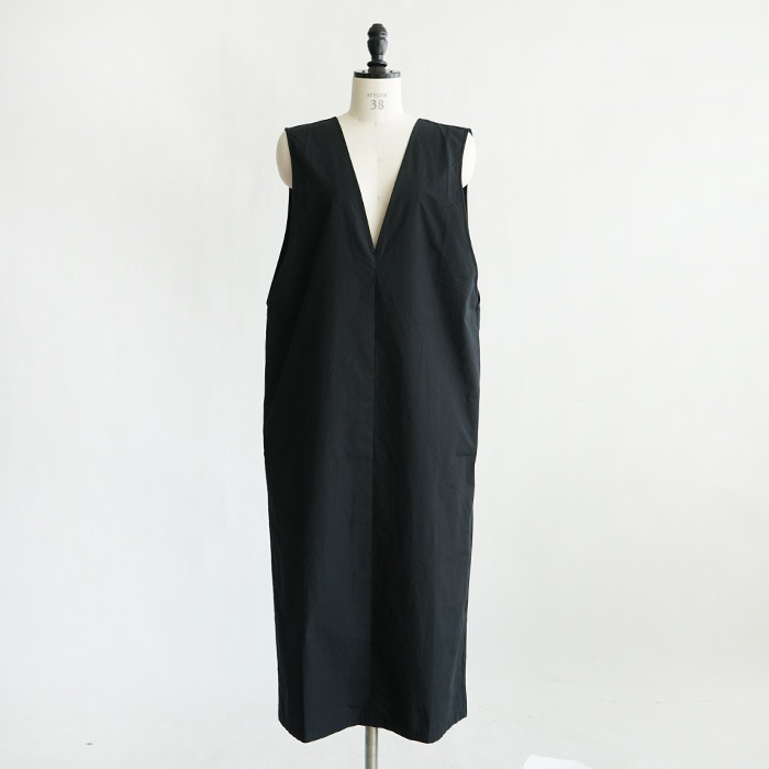 e223t065) / evam eva (エヴァムエヴァ) / cotton sleeveless OP  