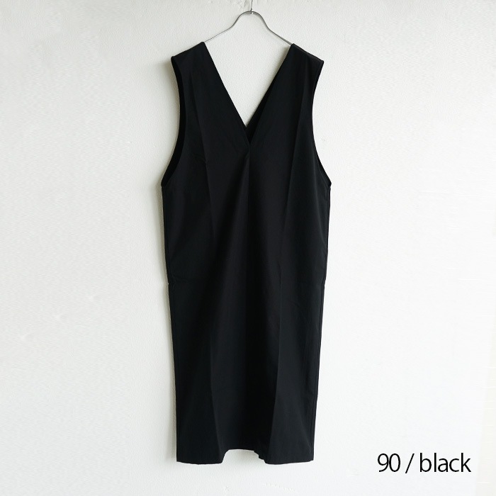 e223t065) / evam eva (エヴァムエヴァ) / cotton sleeveless OP