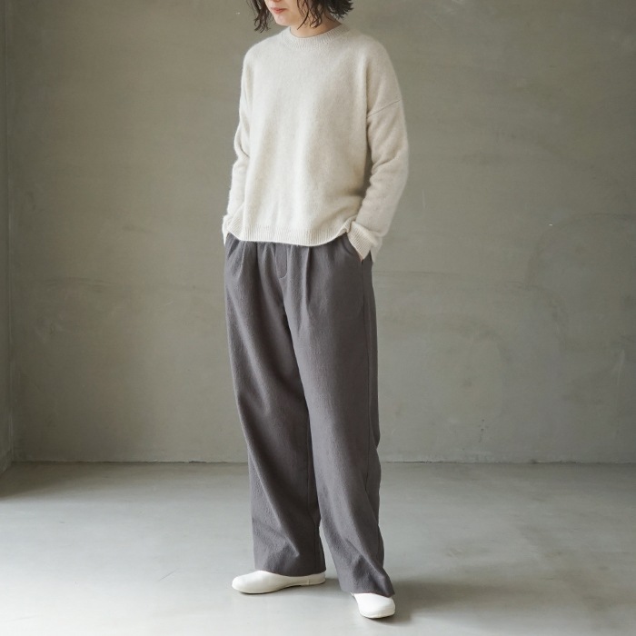 e223k213) / evam eva (エヴァムエヴァ) / wool fox pullover