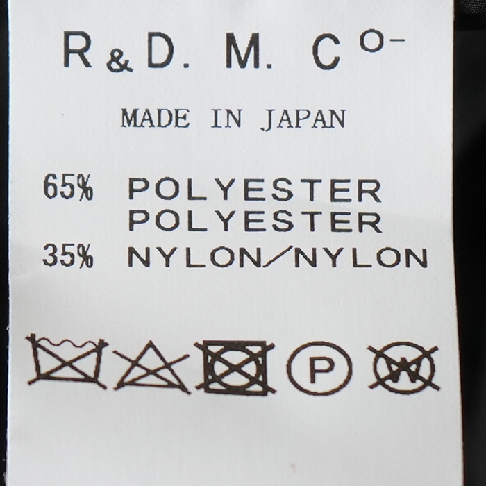 30%OFF】(5968) R&D.M.Co-/OLDMANS TAILOR(アールアンドディーエムコー