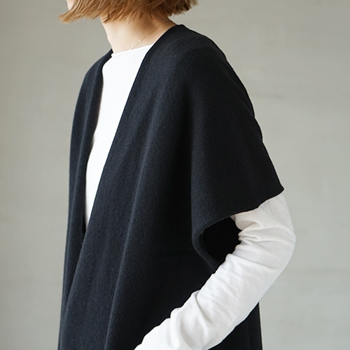 e213k080) / evam eva(エヴァムエヴァ) / wool long vest(ウール