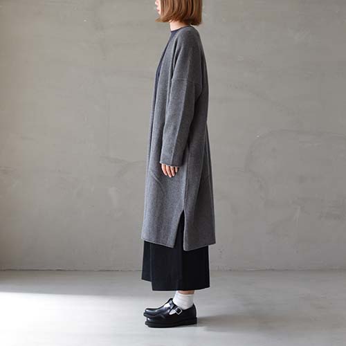 e213k142) / evam eva(エヴァムエヴァ) / wool sable robe(ウール