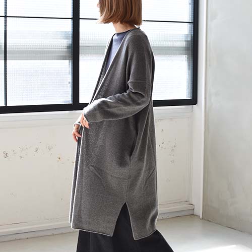 【新品未使用】エヴァムエヴァ カシミア100%ローブ evam eva(エヴァム エヴァ) 【2021aw新作】ヤク ウール ローブ / yak