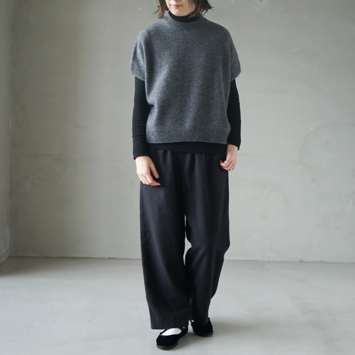 e223k212) / evam eva (エヴァムエヴァ) / wool fox vest (ウール