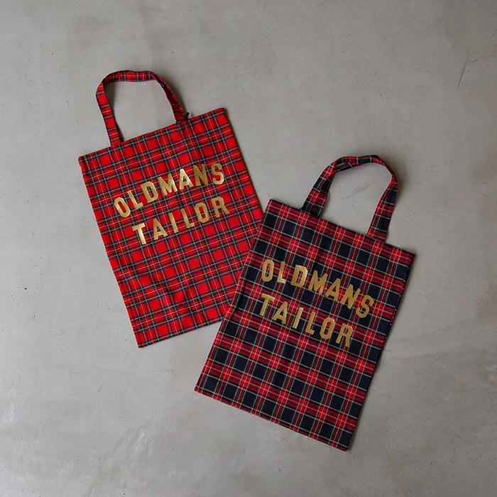 OLDMAN'S TAILOR オールドマンズテーラープリントトートバッグ R&D.M.Co- / OLDMAN'S TAILOR オールドマンズテーラープリント