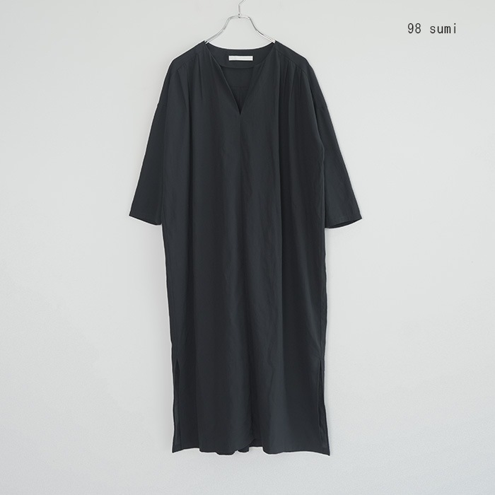 □(e243t045) / evam eva(エヴァムエヴァ) / tuck one-piece(タック