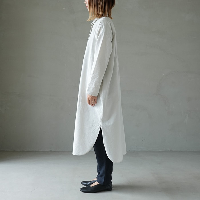 ○(e223t066) / evam eva (エヴァムエヴァ) / cotton shirts OP