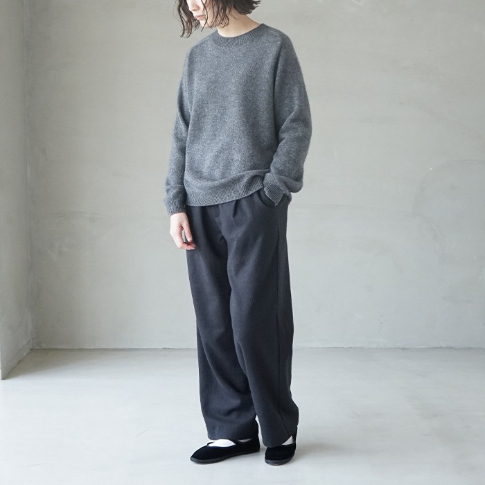 e223k215) / evam eva (エヴァムエヴァ) / wool fox pull over [men's