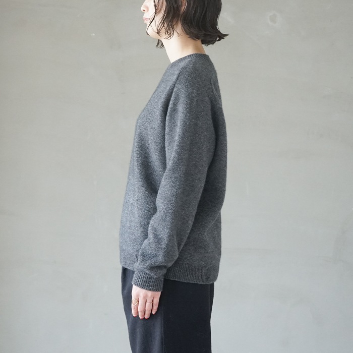evam eva エヴァムエヴァ カシミヤ 畦編み ニット プルオーバー