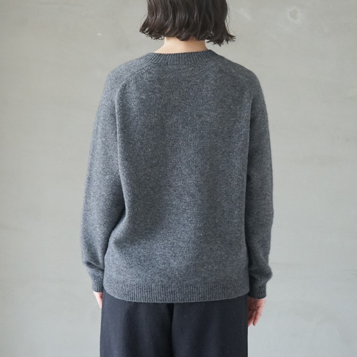 e223k215) / evam eva (エヴァムエヴァ) / wool fox pull over