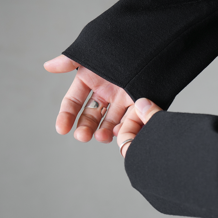 30%OFF】(bn-25fm-019)/ BATONER(バトナー) / 32G SMOOTH WOOL CREW