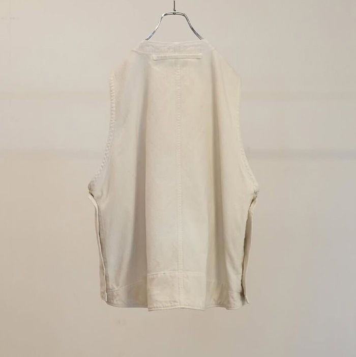 anc-jk82) / ANCELLM (アンセルム) / C/R DUCK UTILITY VEST（コットン
