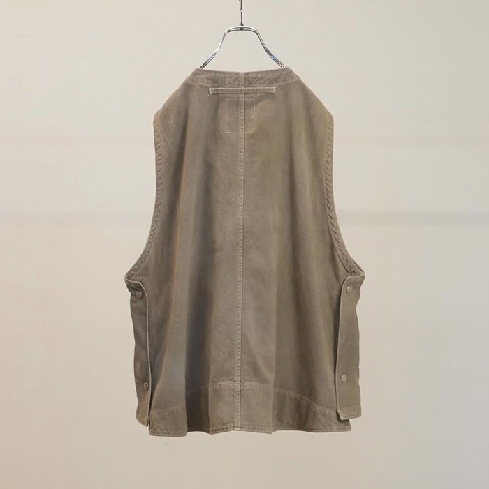 anc-jk82) / ANCELLM (アンセルム) / C/R DUCK UTILITY VEST（コットン