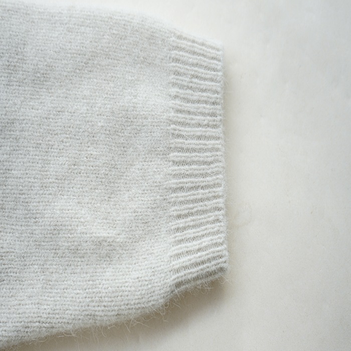 e223k214) / evam eva (エヴァムエヴァ) /wool fox short robe (ウール