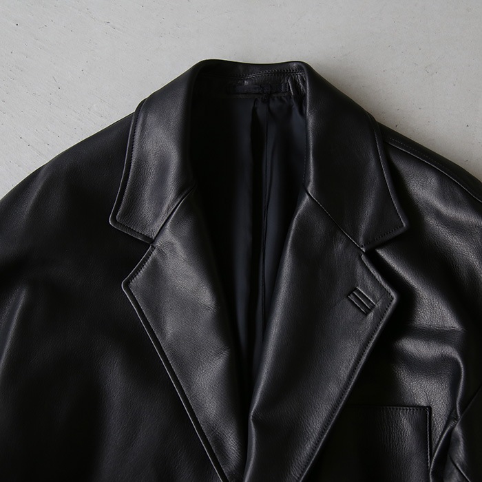 ys-23aw-11) / YOKOSAKAMOTO(ヨーコサカモト) / LEATHER BIG JACKET