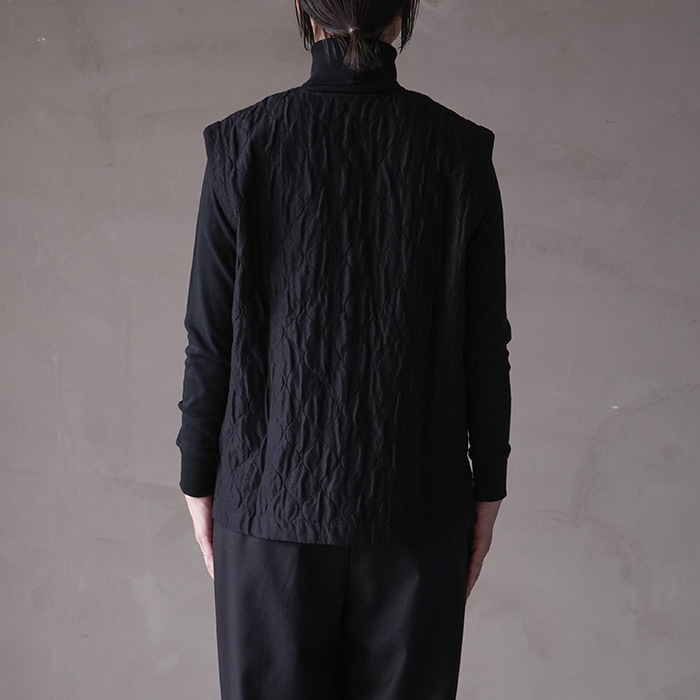 e243t101) / evam eva(エヴァムエヴァ) /quilting vest(キルティング