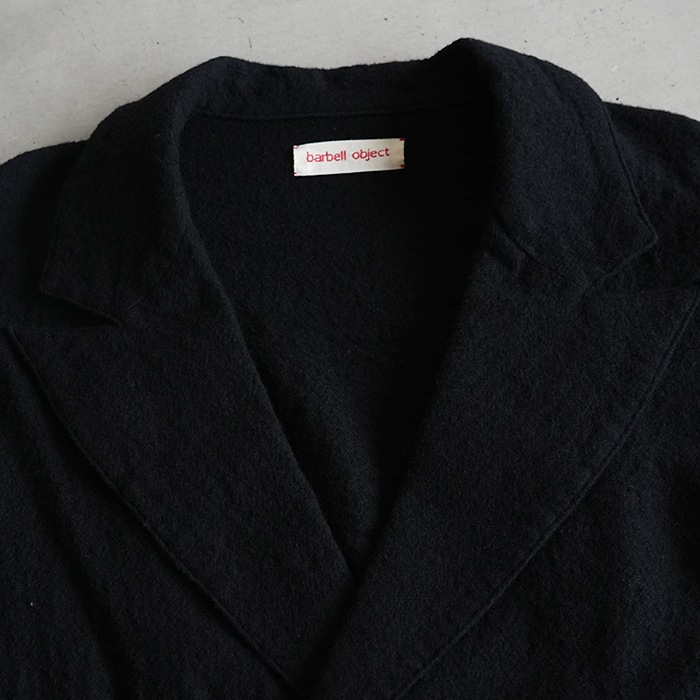 bo-05j03) barbell object(バーベルオブジェクト) /wool coat / メール