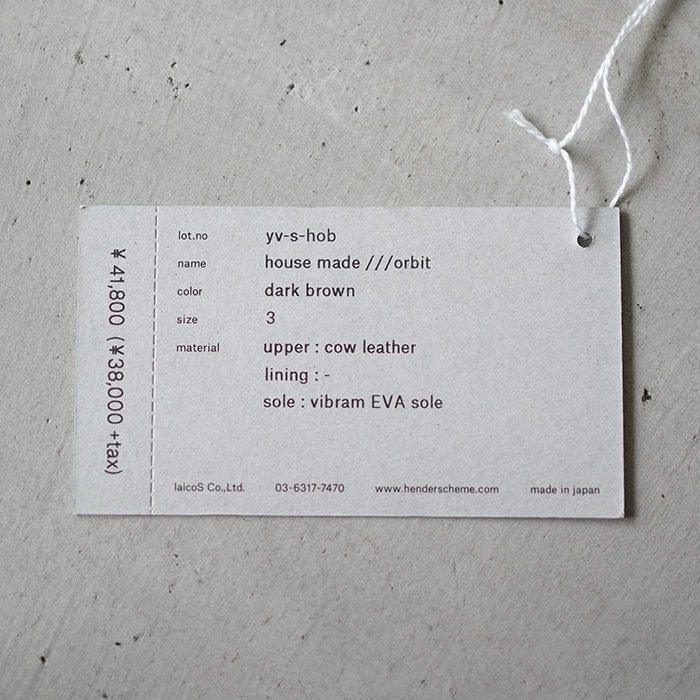 yv-s-hob) Hender Scheme / (エンダースキーマ) /house made///orbit