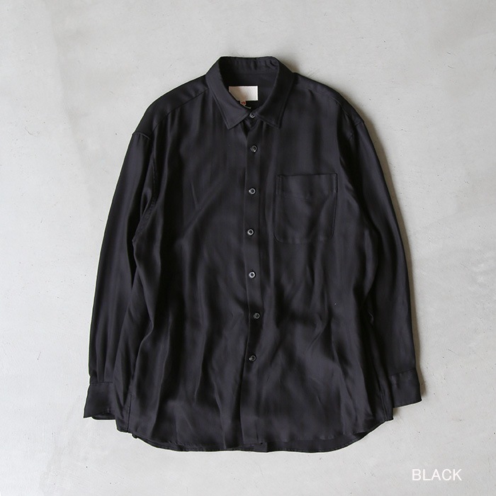 30%OFF】(ys-23aw-28) / YOKOSAKAMOTO(ヨーコサカモト) / CUPRO SHIRT 