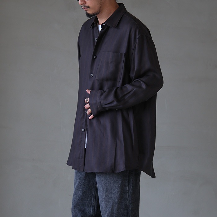 30%OFF】(ys-23aw-28) / YOKOSAKAMOTO(ヨーコサカモト) / CUPRO SHIRT 