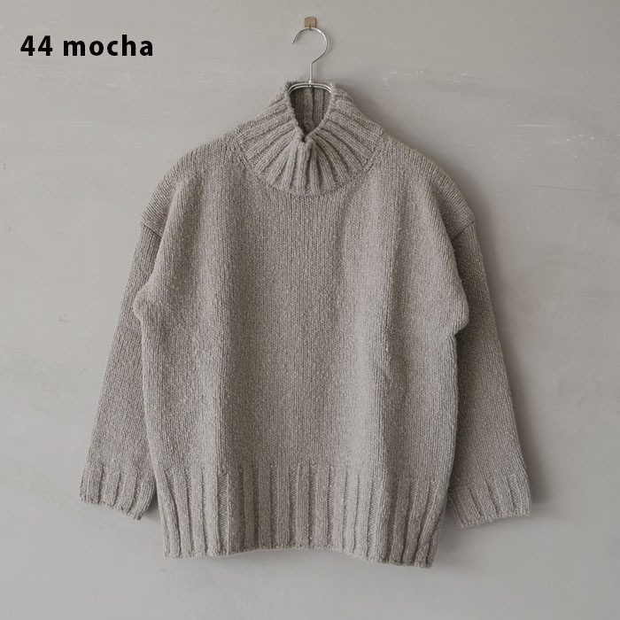 美品⭐︎テラウェア上⭐︎L⭐︎オープンネック ○(ee243k099) / evam eva(エヴァムエヴァ) /renew-wool turtleneck