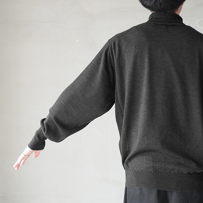 20%OFF】(bn-25fm-027)/ BATONER(バトナー) / BABY WOOL TURTLE NECK