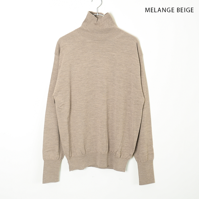 20%OFF】(bn-25fm-027)/ BATONER(バトナー) / BABY WOOL TURTLE NECK