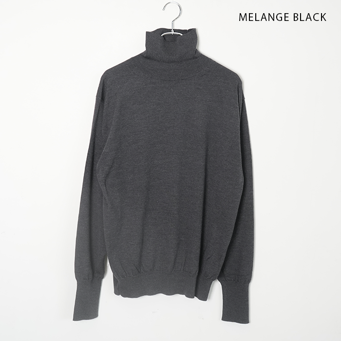 20%OFF】(bn-25fm-027)/ BATONER(バトナー) / BABY WOOL TURTLE NECK